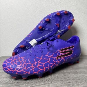 Skechers SKX-01 1.5 Low Academy FG Soccer Cleats Purple Pink Men's 13
